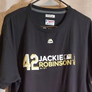 Jackie Robinson Majestic XL t-shirt